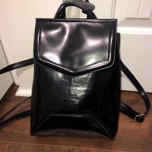 Patent Leather Backpack